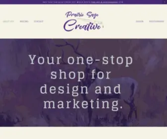 Prairiesagecreative.com(Prairie Sage Creative) Screenshot