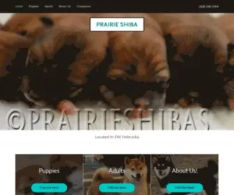 Prairieshiba.com(Prairie Shiba) Screenshot