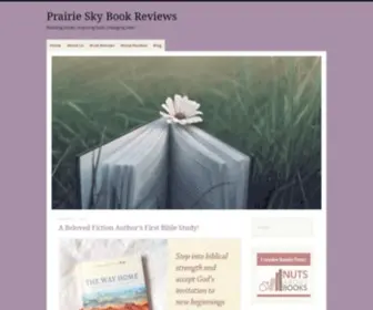 Prairieskybookreviews.com(Reading books) Screenshot