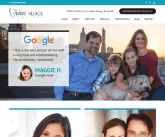 Prairievillagedentist.com(Prairie Village Dentists) Screenshot