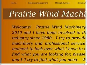 Prairiewindmachinery.com(Prairiewindmachinery) Screenshot