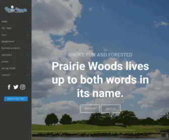 Prairiewoodsgolfcourse.com(Prairie Woods Golf Course) Screenshot