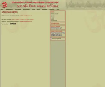 Prajapati-Samaj.ca(Prajaapati Vishva Aashram Foundation) Screenshot