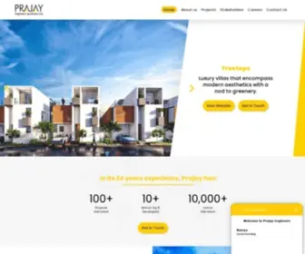 Prajayengineers.com(Prajay) Screenshot