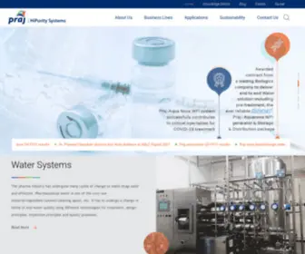 PrajHipurity.net(Water Treatment Process) Screenshot