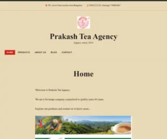 Prakashteaagency.com(Legacy since 1954) Screenshot