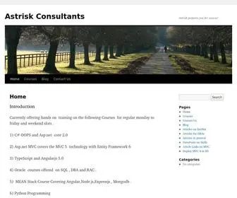 Prakashw.com(Astrisk Consultants) Screenshot