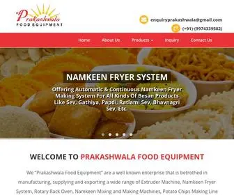 Prakashwala.com(Prakashwala Food Equipment Ahmedabad) Screenshot