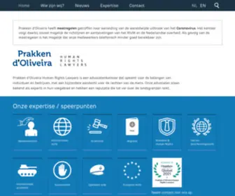 Prakkendoliveira.nl(Prakken d'Oliveira) Screenshot