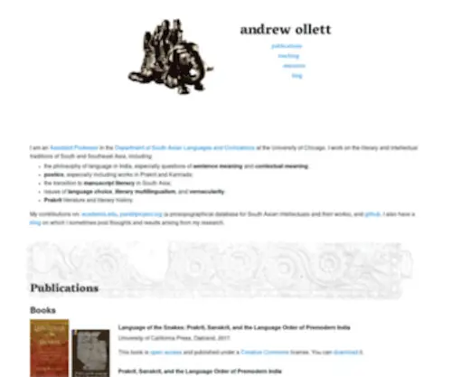 Prakrit.info(Andrew ollett) Screenshot