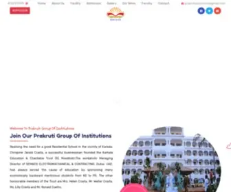 Prakrutieducation.com(Prakruthi Education And Charitable Trust) Screenshot
