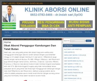 Praktekaborsi.com(Klinik aborsi) Screenshot