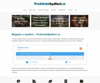 Praktickebydleni.cz(Magazín o bydlení) Screenshot