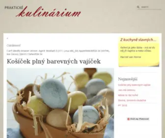 Praktickekulinarium.com(Praktické kulinárium) Screenshot