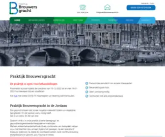 Praktijkbrouwersgracht.nl(Fysio en meer) Screenshot