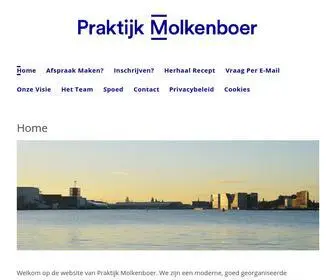 Praktijkmolkenboer.nl(Huisartspraktijk Molkenboer) Screenshot