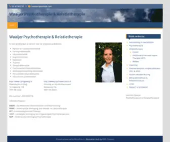 Praktijkwaaijer.nl(Waaijer Psychotherapie & Relatietherapie) Screenshot