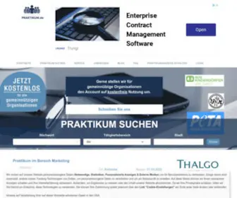 Praktikum.de(Praktikumsbörse) Screenshot