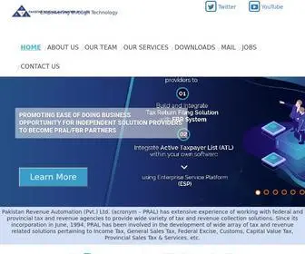 Pral.com.pk(EMPOWERING WITH TECHNOLOGY) Screenshot