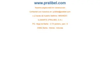 Pralibel.com(ILUMARTE) Screenshot