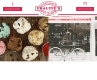 Pralinesownmade.com(CT Ice Cream Company & Ice Cream Parlors) Screenshot