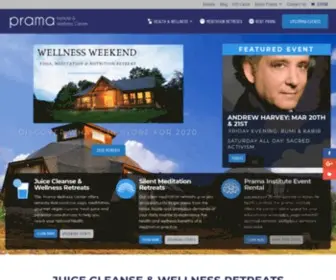 Prama.org(Holistic Yoga) Screenshot