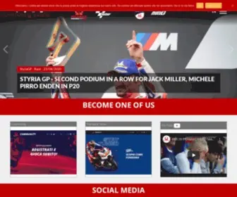 Pramacracing.com(Pramac Racing) Screenshot