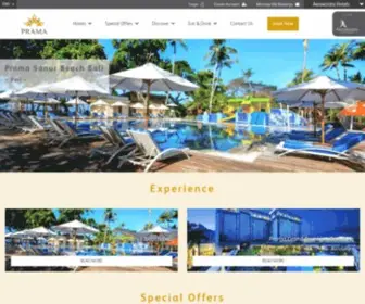 Pramahotels.com(Prama Hotels) Screenshot