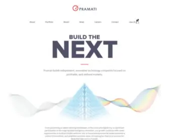 Pramati.com(Build the next) Screenshot