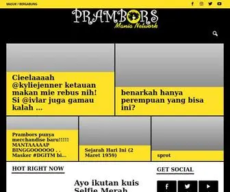 Pramborsnews.com(Kantor Berita Kawula Muda) Screenshot