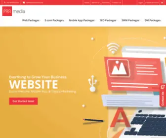 Pramedia.in(PRA Media) Screenshot
