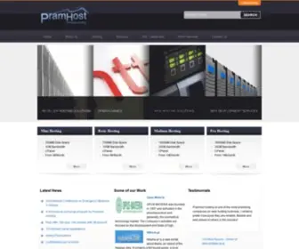Pramnoshosting.com(Pramnos Hosting) Screenshot