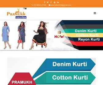 Pramukhcreation.com(Pramukhcreation) Screenshot