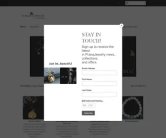 Pranajewelry.com(Modern Yoga Inspired Jewelry) Screenshot