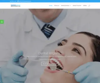 Pranamdentalandmedicalclinic.com(Pranam Dental and Medical Speciality Clinic) Screenshot