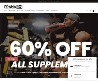 Pranaon.us(100% Vegan Friendly Premium Dietary Supplements) Screenshot