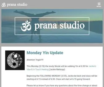 Pranastudio.com(Prana studio) Screenshot