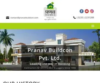 PranavBuildcon.com(Pranav Buildcon) Screenshot