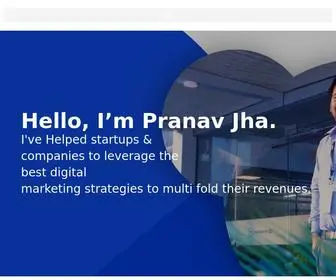 PranavJha.com(Pranav Jha) Screenshot