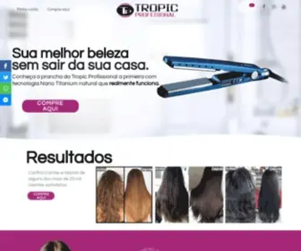 Pranchananotitanium.com.br(Chapinha Nano Titanium Tropic Profissional) Screenshot