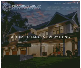 PrandiumGroup.com(A Home Changes Everything) Screenshot