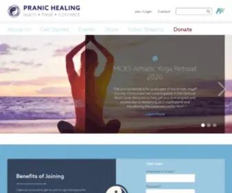 Pranichealing.com(Pranic Healing) Screenshot