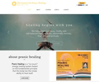 Pranichealingdc.com(Pranic Healing) Screenshot