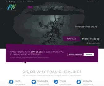 Pranichealingpune.com(Official website for Pranic Healing Pune) Screenshot