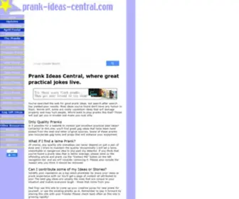 Prank-Ideas-Central.com(Prank Ideas Central) Screenshot