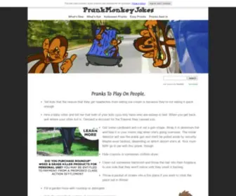 Prank-Monkey-Jokes.com(Pranks To Play On People) Screenshot