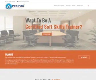 Pranvis.com(Softskills Trainer Certification) Screenshot