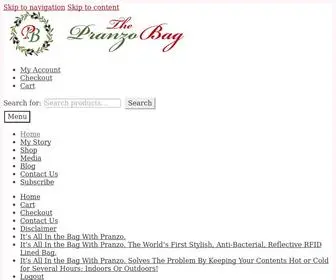 Pranzobags.com(The Pranzo Bag) Screenshot