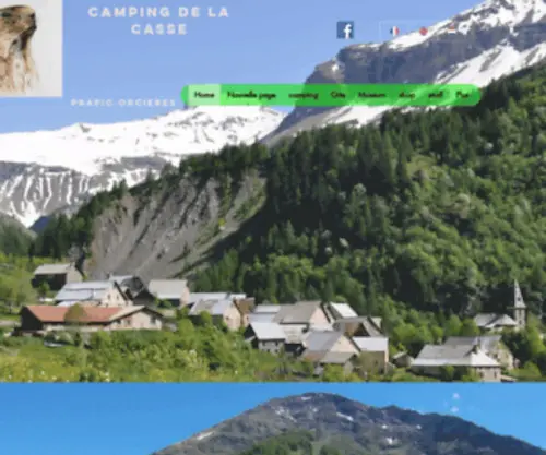 Prapic.com(Camping Orcieres prapic hautes alpes) Screenshot