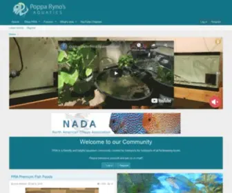 Praquatics.com(Aquarium Forums By Hobbyists For Hobbyists) Screenshot